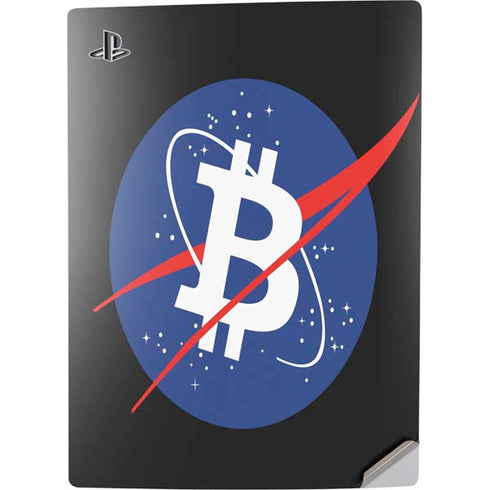 Bitcoin Logo PS5 Digital Edition Console Skin